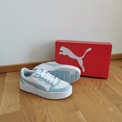 Puma Skye Damen Sneaker - Gr. 36 - Weiss/Blau  - Wie NEU mit OVP