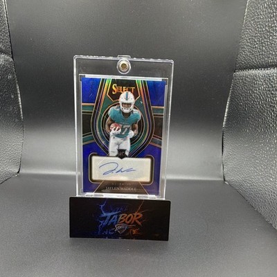2021 Panini Select - Rookie Signatures Jaylen Waddle #RS-JWA Blue Prizm /60!!