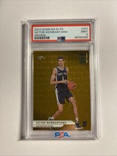 Victor Wembanyana 2023-24 Panini Donruss Elite Basketball  Orange RC #231 PSA 9