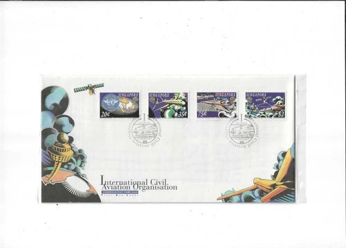 Singapore Year 1994 International Civil Aviation ORG. FDC