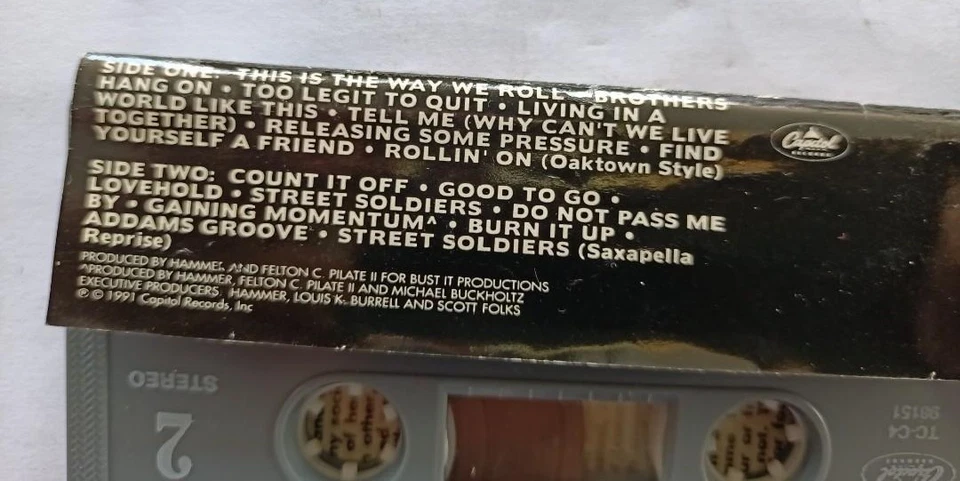 MC Hammer : Too Legit To Quit ( Cassette Tape ) - Image 3 of 4