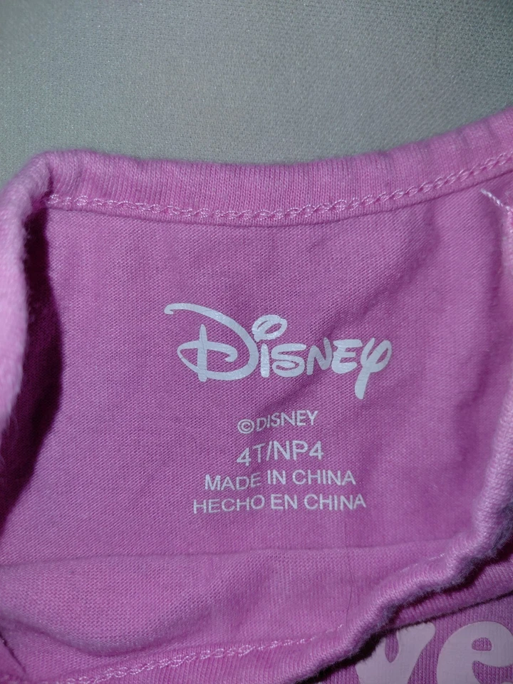 Disney Little Mermaid Pink And Silver Outfit 4T - Image 3 of 4