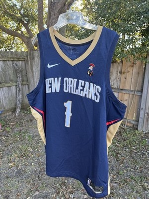 Nike New Orleans Pelicans Williamson NBA Jersey Navy Gold Basketball Size 56 | eBay Nike New Orleans Pelicans Williamson NBA Jersey Navy Gold Basketball Size 56 | eBay
