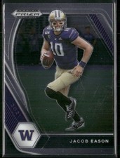 2021 Panini Prizm Draft Picks Collegiate #34 Jacob Eason