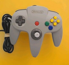 N64 Nintendo 64 Wired Gray Controller NUS-005 Authentic Original LOOSE JOYSTICK