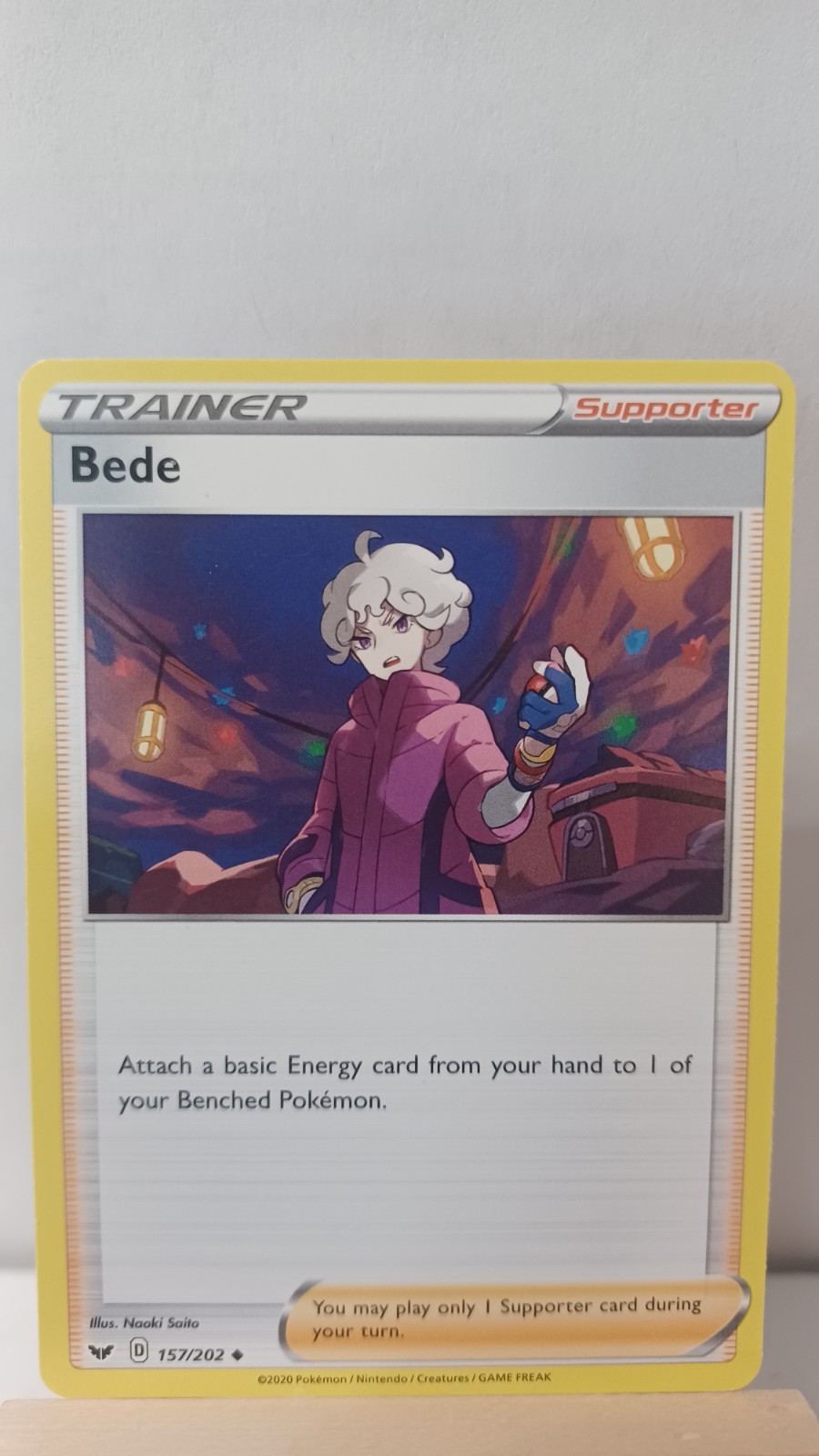Bede [LP] - Pokemon TCG Sword & Shield Base 157/202 [Uncommon]