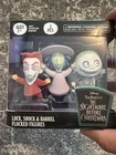 The Nightmare Before Christmas Lock, Shock, Barrel Flocked Figures 3 Set Disney