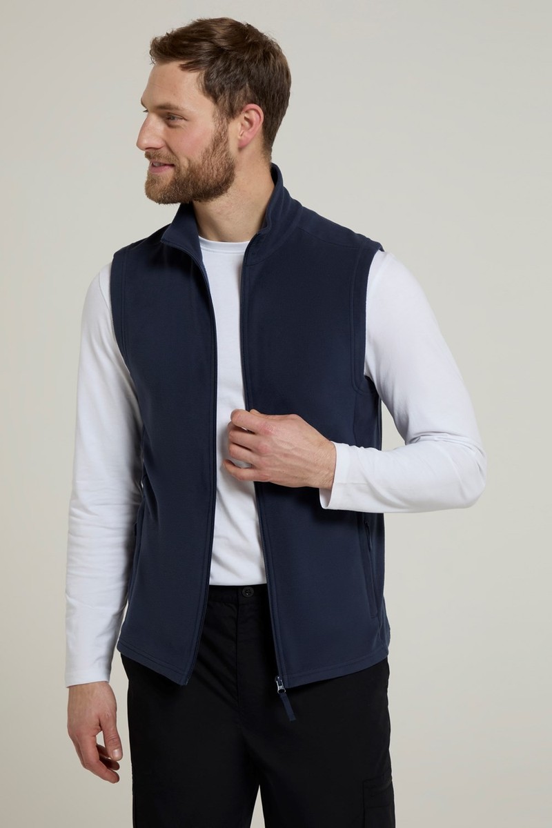 Gilet Sans Manches Garçon Mountain Warehouse 9-10 Ans – Bleu Imprimé Animal, Doudoune Légère