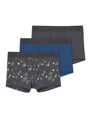 Jungen UnterwäSche Nkmboxer 3P, Forged Iron, GrößE 146 Eu, Name IT-image