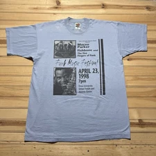 Vintage 1998 Drew University Funk Festival T-Shirt Maceo Parker Fishbone Size XL