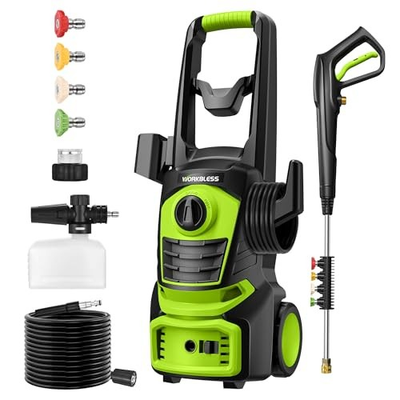#ad #ad Electric Pressure Washer 1700 PSI with 23FT Cord 4 Quick Nozzles Foam $207.10