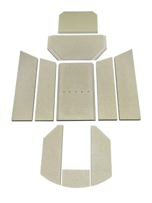 OFENTECHNIK FISCHER Revestimiento de chimenea pieza de repuesto Polar 6 D Ártico 6 B cámara de combustión para Oranier