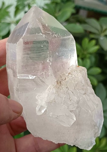341g NATURAL CLEAR QUARTZ CRYSTAL WAND POINT MINERAL SPECIMEN - Picture 3 of 10