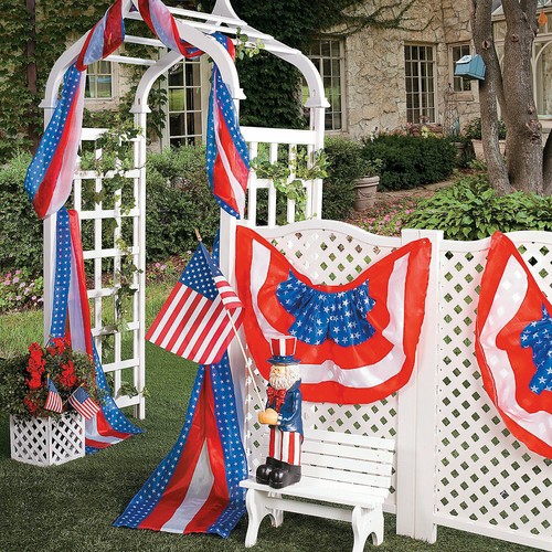 Usa Bunting, Home Decor, 1 Piece - Picture 3 of 3