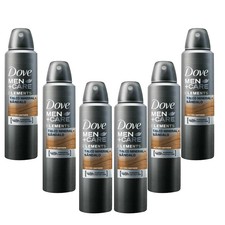 6 Pack Dove Men + Care Elements Talc/Talco Mineral Sandalwood Deodorant Spray - Click1Get2 Hot Best Offers&secure=symbol&set=par&sale=mega Discount