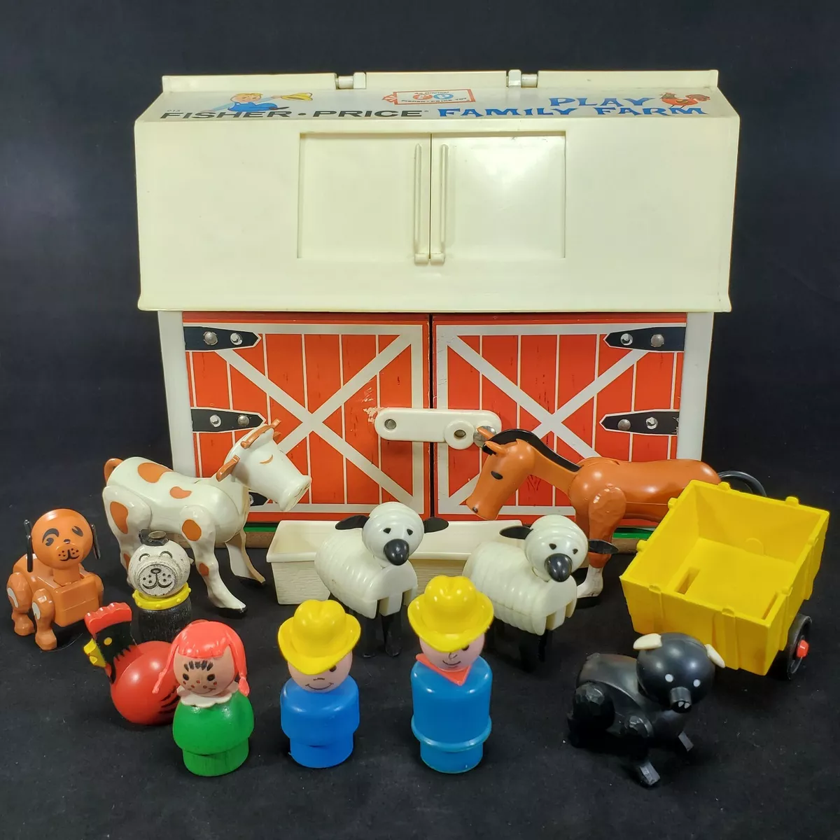 De colecci n Fisher Price Little People Play granja familiar 915 con accesorios