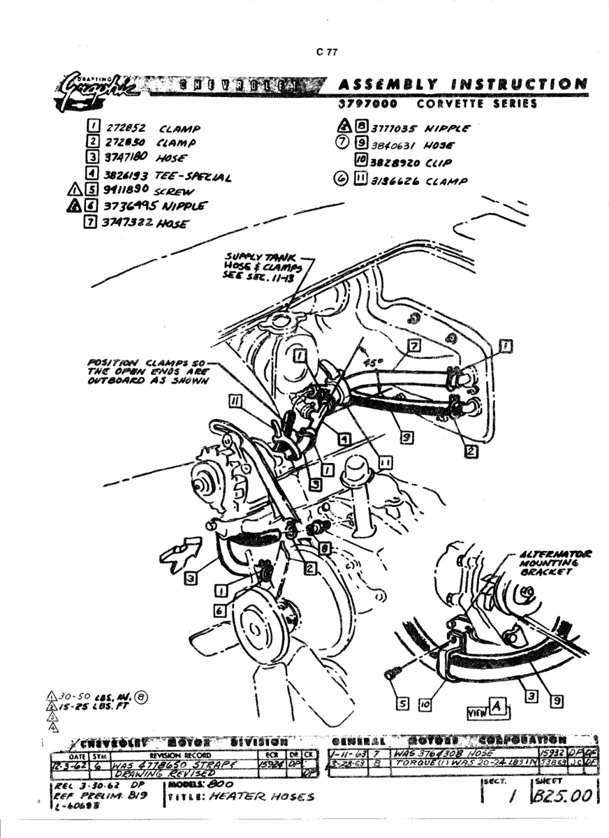 1980 Corvette Factory Assembly Manual HUNDREDS of Exploded Parts Diagrams Detail