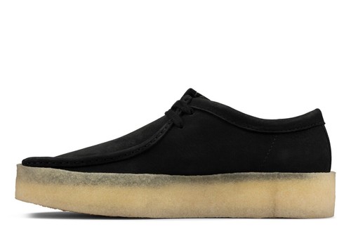 Zapatos de cuero nobuck negros WALLABEE CUP Clarks Originales Clarks nuevos en caja para hombre - Imagen 4 de 7