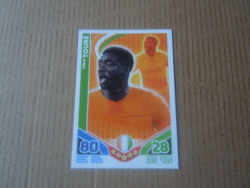 2010 Attax Match Card - South Africa - Ivory Coast - Kolo Touré - Picture 1 of 2