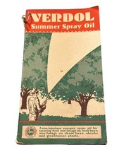VINTAGE STANDARD OIL VERDOL SUMMER SPRAY OIL BOOKLET  PETROLIANA