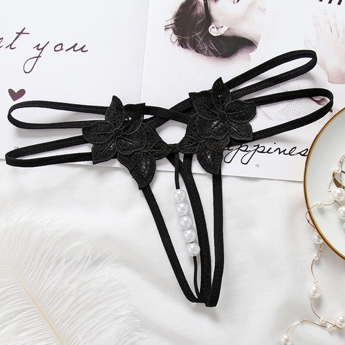 Sexy Perlen-Tanga Für Damen Erotische Spitzenhöschen Dessous K - Bild 13 von 27