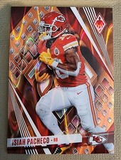 2023 Panini Phoenix -Orange Lava #56 -Isiah Pacheco /175  -KC CHIEFS 
