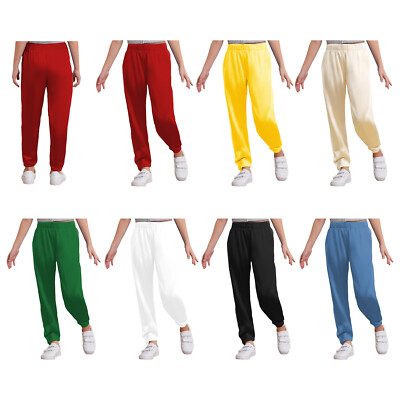 DE Jungen Hosen Arabische Prinz Haremhose Indische Tanzhose Pumphose Satin Hose