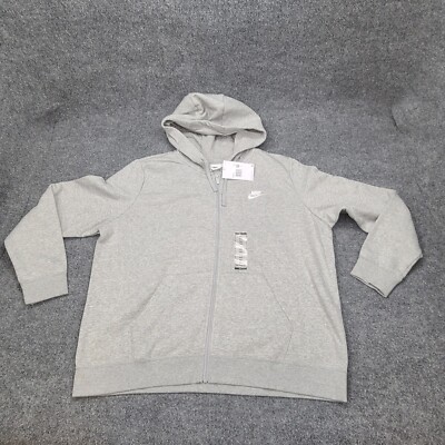 Nike Sweatshirt Women 2XL XXL Gray Heather Club Fleece Futura
