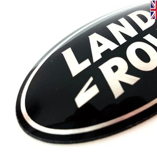 DISTINTIVO GRIGLIA LAND ROVER EVOQUE L551 ORIGINALE LAND ROVER ARGENTO NERO - Immagine 3 di 4