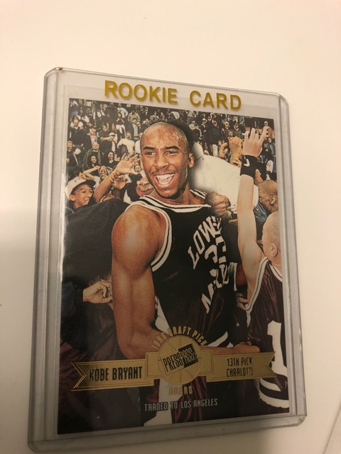 KOBE BRYANT 1996 PRESS PASS ROOKIE CARD 13 L A LAKERS Lower Merion 