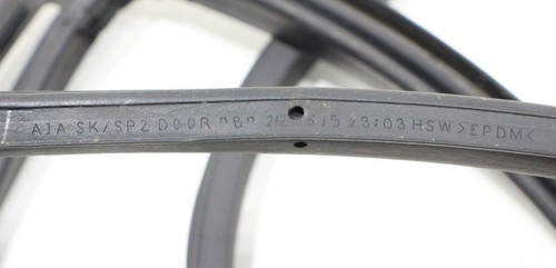 KIA SELTOS 2020-2023 puerta trasera izquierda lado del conductor sello de resistencia OEM - Imagen 6 de 7