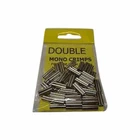 QUALITY DOUBLE MONO CRIMPS   PACK OF 50  -  100 / 150 / 200 / 250lb