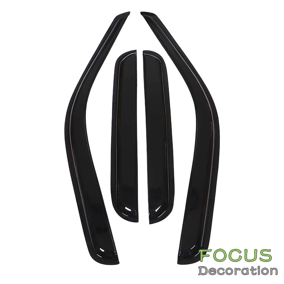 For 99-16 Ford F250 F350 F450 F550 Super Duty Crew Cab Window Visors Rain Guards - Image 3 of 4
