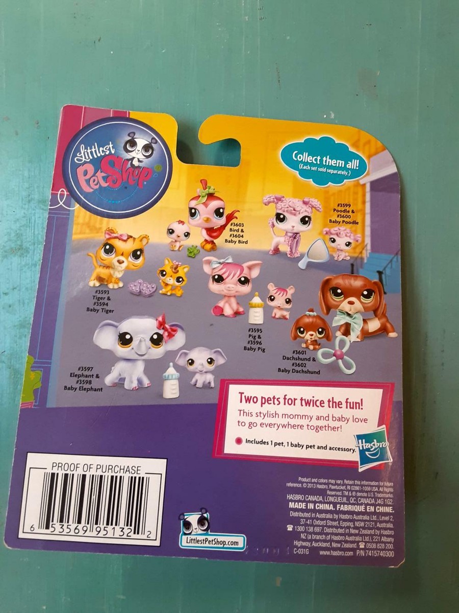 Littlest Pet Shop Mommy and Baby Pig Bobble in Style 3595 Littlest Pet Shop Mommy and Baby Pig Bobble in Style 3595