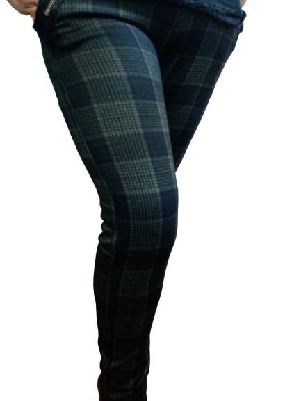 Leggings Termici Felpati Per Bambina Con Ricamo Coniglio - Pantaloni Invernali In Cotone Morbido - Foto 10