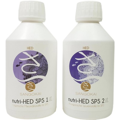 Sangokai nutri-HED SPS 1 + 2 Bundle je 250 ml EUR 75,80 / L