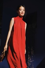 Cute Summer Vintage A Line Red Dress