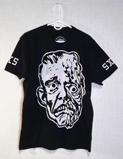 HTF Scumbags & Superstars Black MELTING MAN T-shirt Size L, Lower East Side NYC