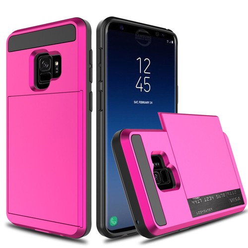 For Samsung Phone Case Slide Card Slot Wallet Heavy Duty Shockproof Armor Cover - Picture 21 of 22