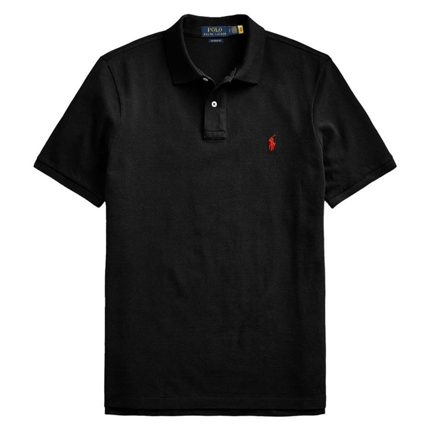 Polo Ralph Lauren vestibilità classica polo con ricamo pony rosso nero