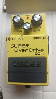 Boss SD 1 Super Overdrive Guitar Effects Pedal