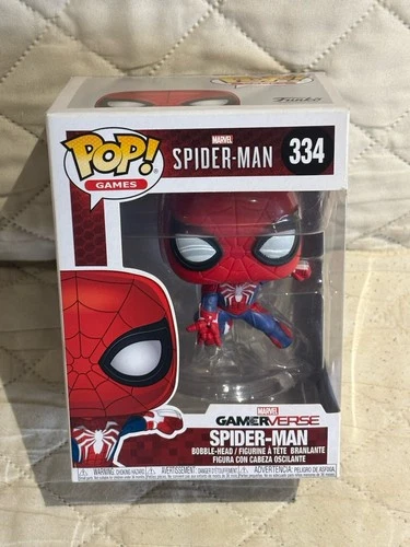 Funko Pop! Games Spider-Man #334 Vinyl Figure Marvel Gamerverse SHIPS FREE