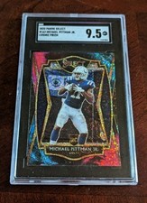 2020 Select Club Level Cosmic Prizm Michael Pittman Jr SGC 9.5 MT+ Rookie SSP