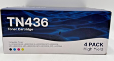 TN436 Black Magenta Cyan Yellow High Yield Toner Cartridge Pack Of 4