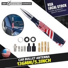 Silver Colorful Vehicles Antenna Mast 5.3 Bullet Style Radio Am For Ford F150