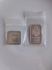 Geiger Edelmetalle 1 oz .999 Fine Silver Original Square/ 1 Oz Scottsdale Mint