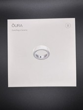 New Oura Ring  Gen 4  Ceramic Cloud  size 8 S...