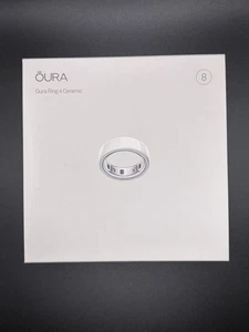 Nouvelle bague Oura Gen 4 Taille du nuage céramique 8 Sonnerie intelligente scellée
