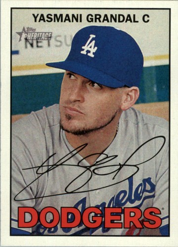 2016 Topps Heritage Yasmani Grandal #84 card