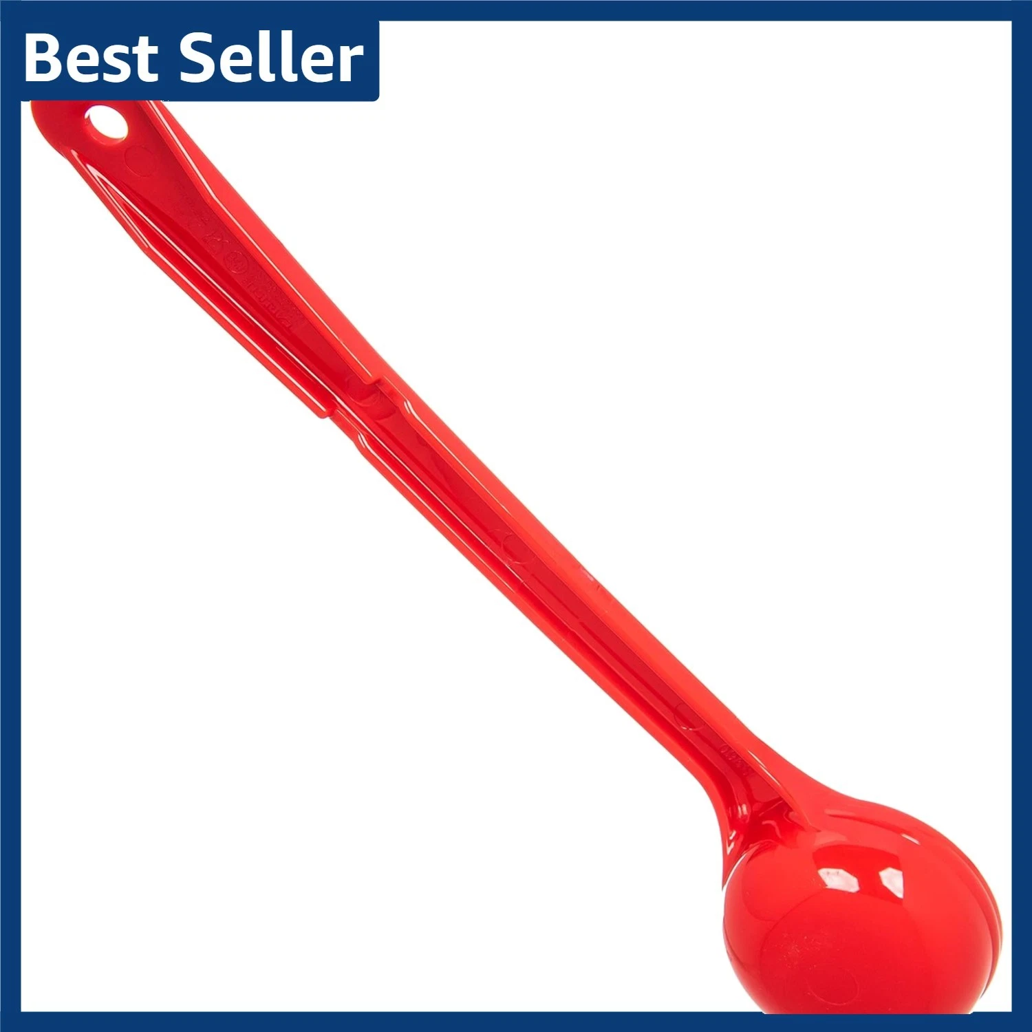 Measure Miser Plastic Measuring Spoon with Long Handle, 2 Ounces, Red, 1 Coun...